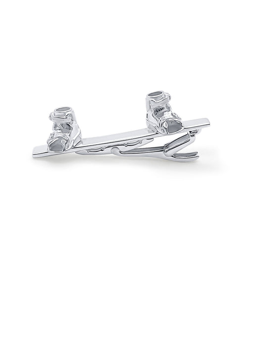 Sterling Silver BNB Tie PIn with Custom Name Engraved