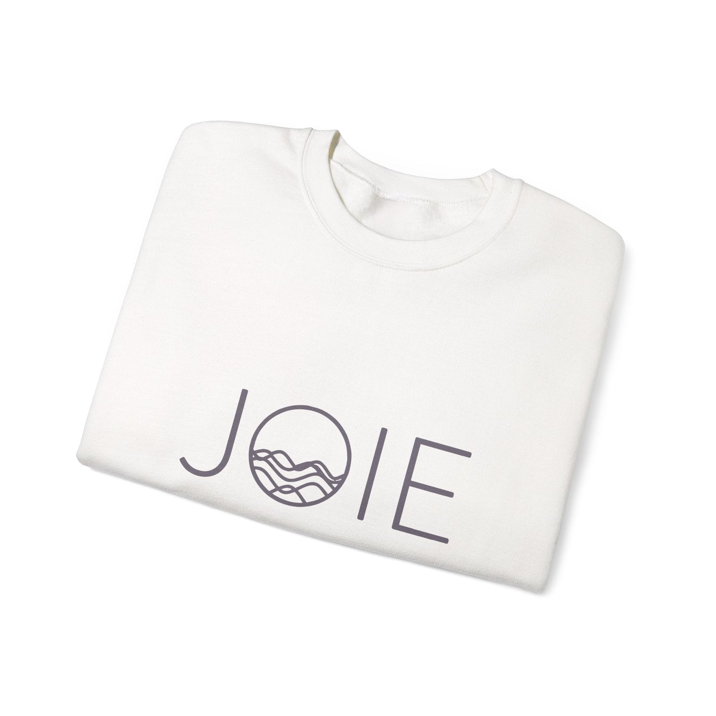 Cozy Unisex Crewneck Sweatshirt - JOIE Design, Perfect for Everyday Wear, Gifts, Chill Days, and Celebrations