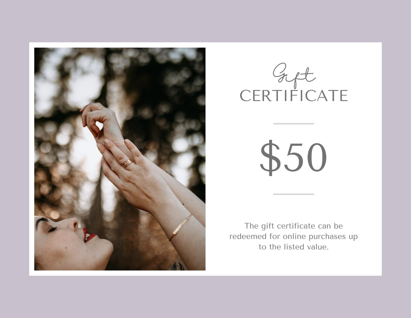$50 gift card for Joie Designs