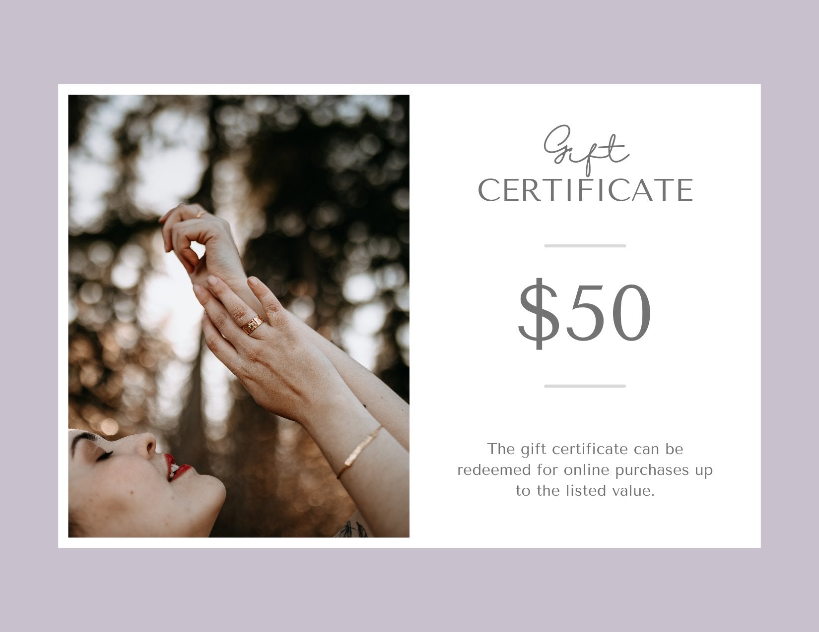 $50 gift card for Joie Designs
