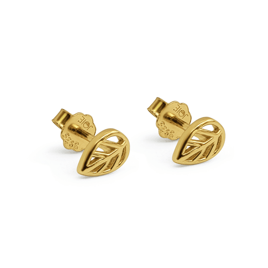 Mila Petite Leaf Stud Earrings