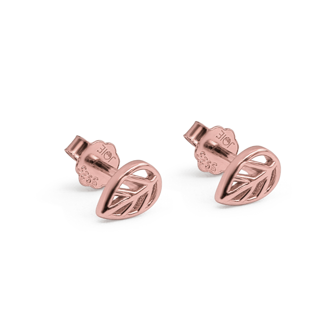 Mila Petite Leaf Stud Earrings