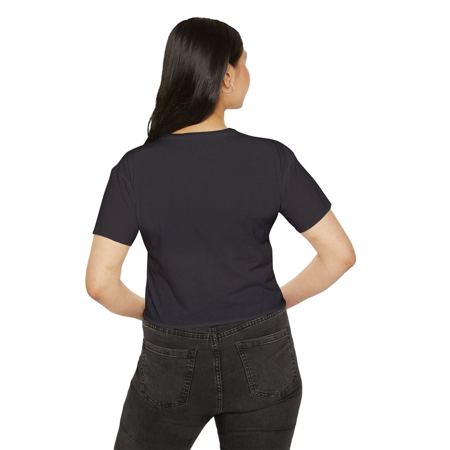 Women's Festival Crop Top - Moon Phase Design