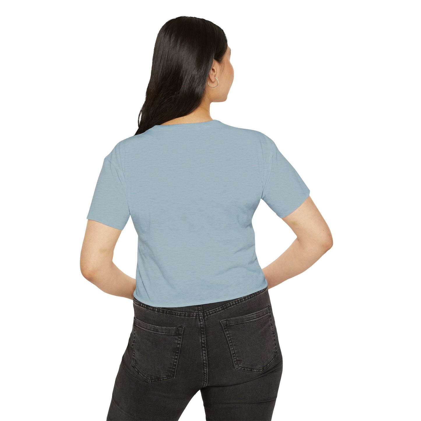 Women's Festival Crop Top - Moon Phase Design