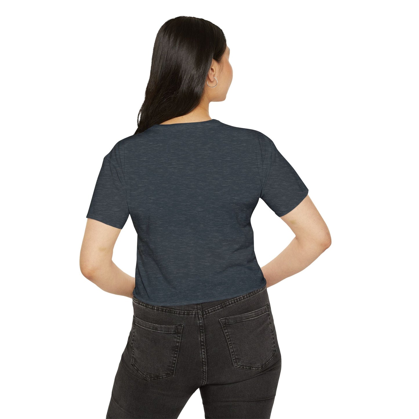 Women's Festival Crop Top - Moon Phase Design