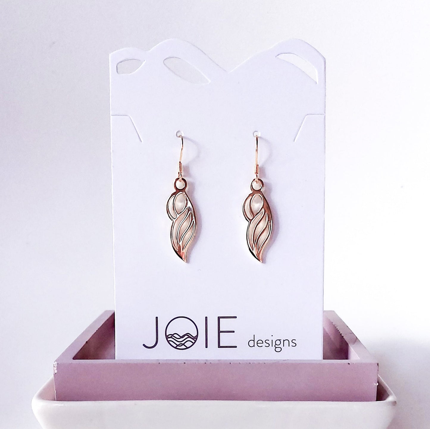 18k plated yellow gold era earrings