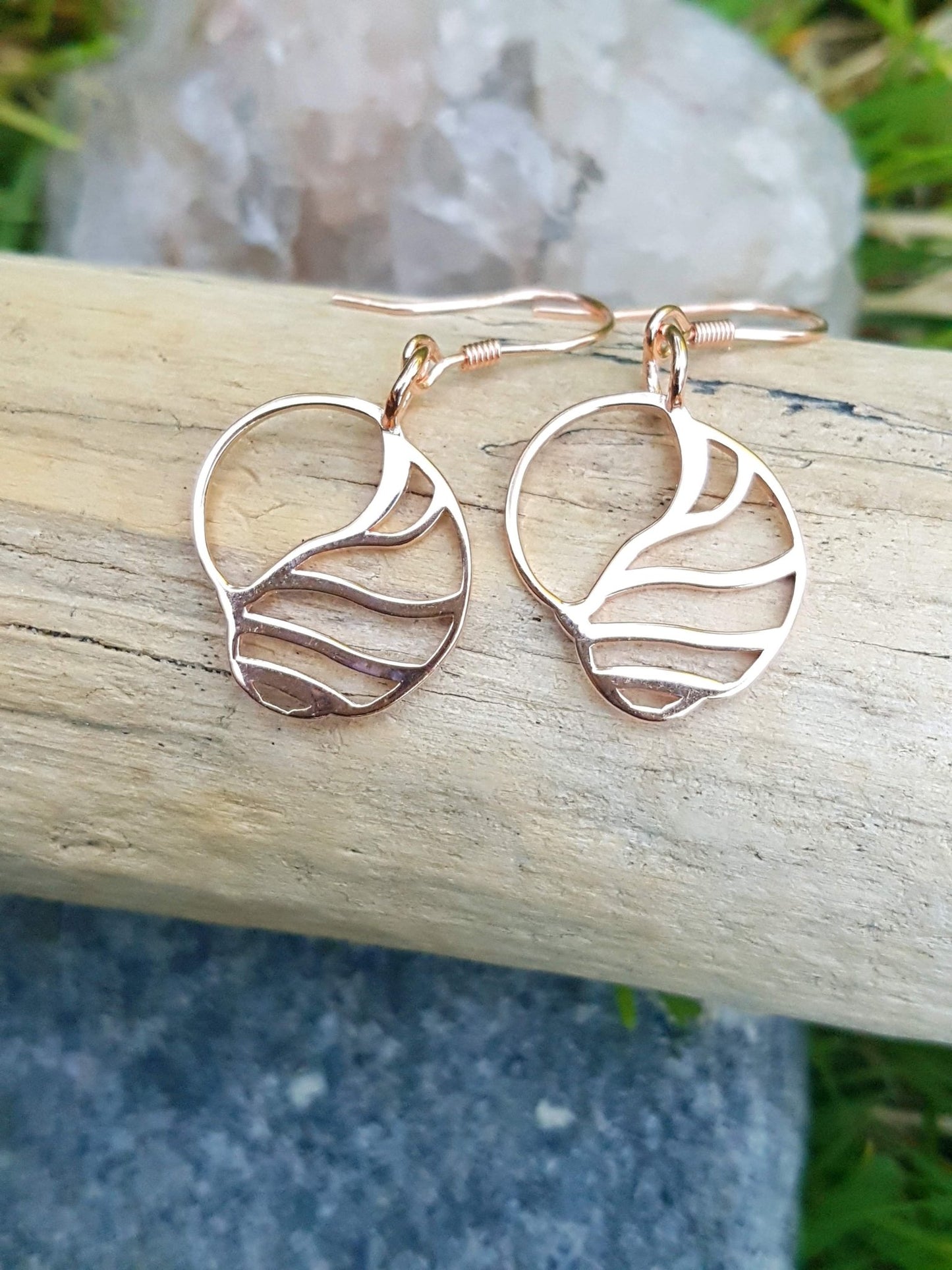 18k plated rose gold