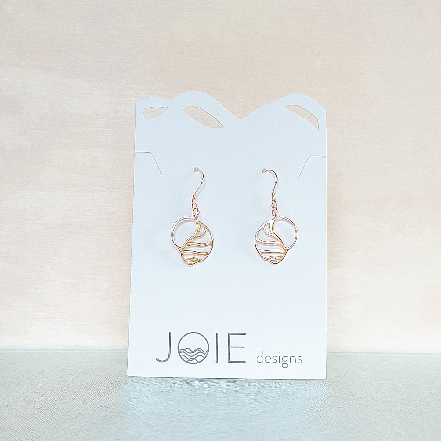 18k plated rose gold