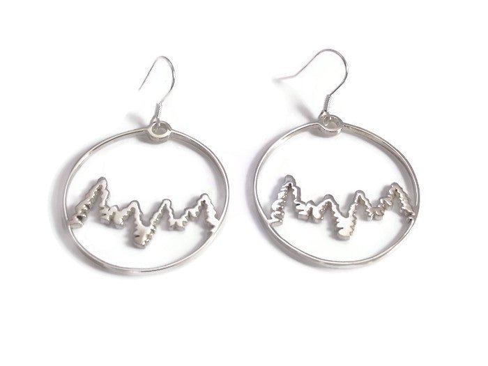 Trees Mountain - Earrings