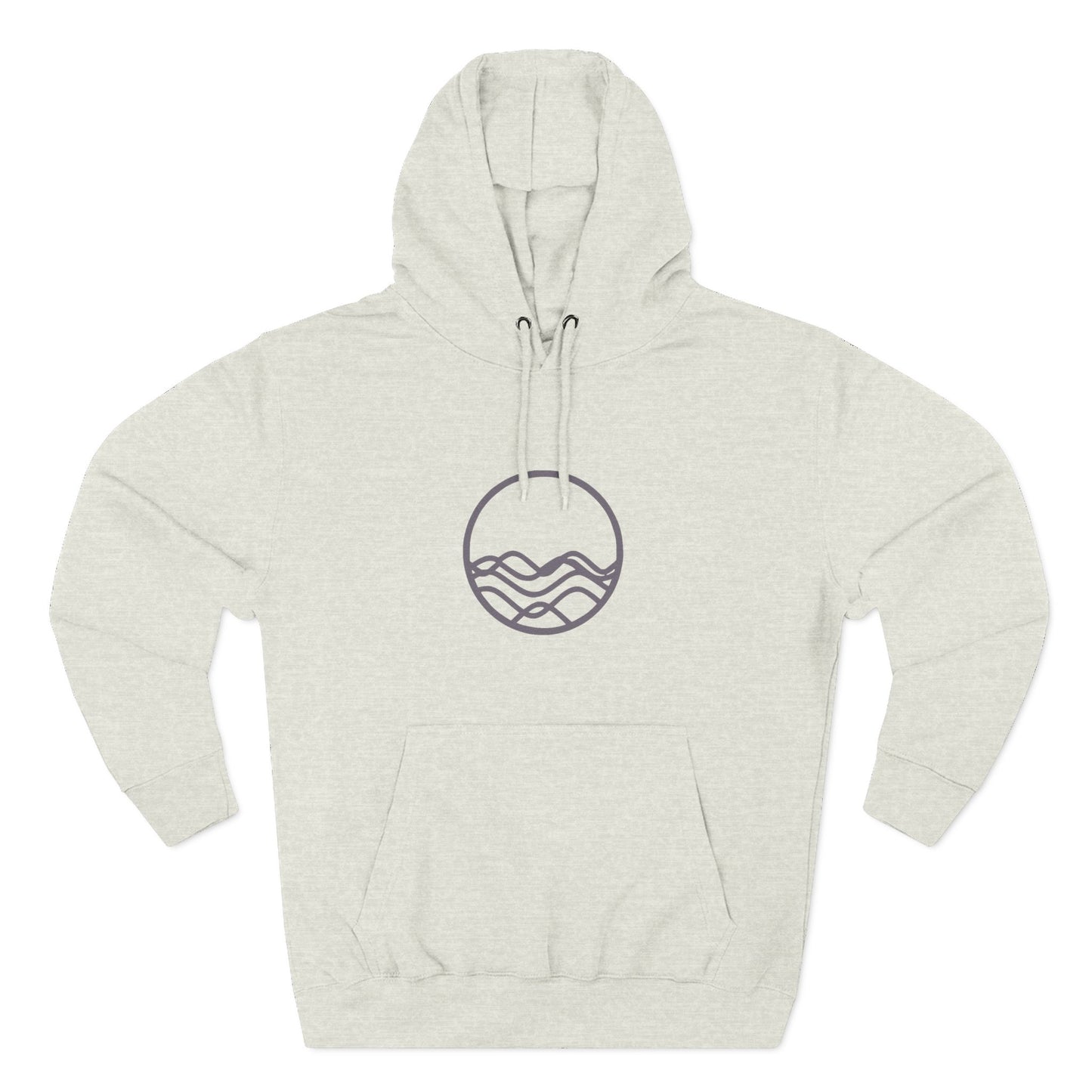 Three-Panel Fleece Hoodie