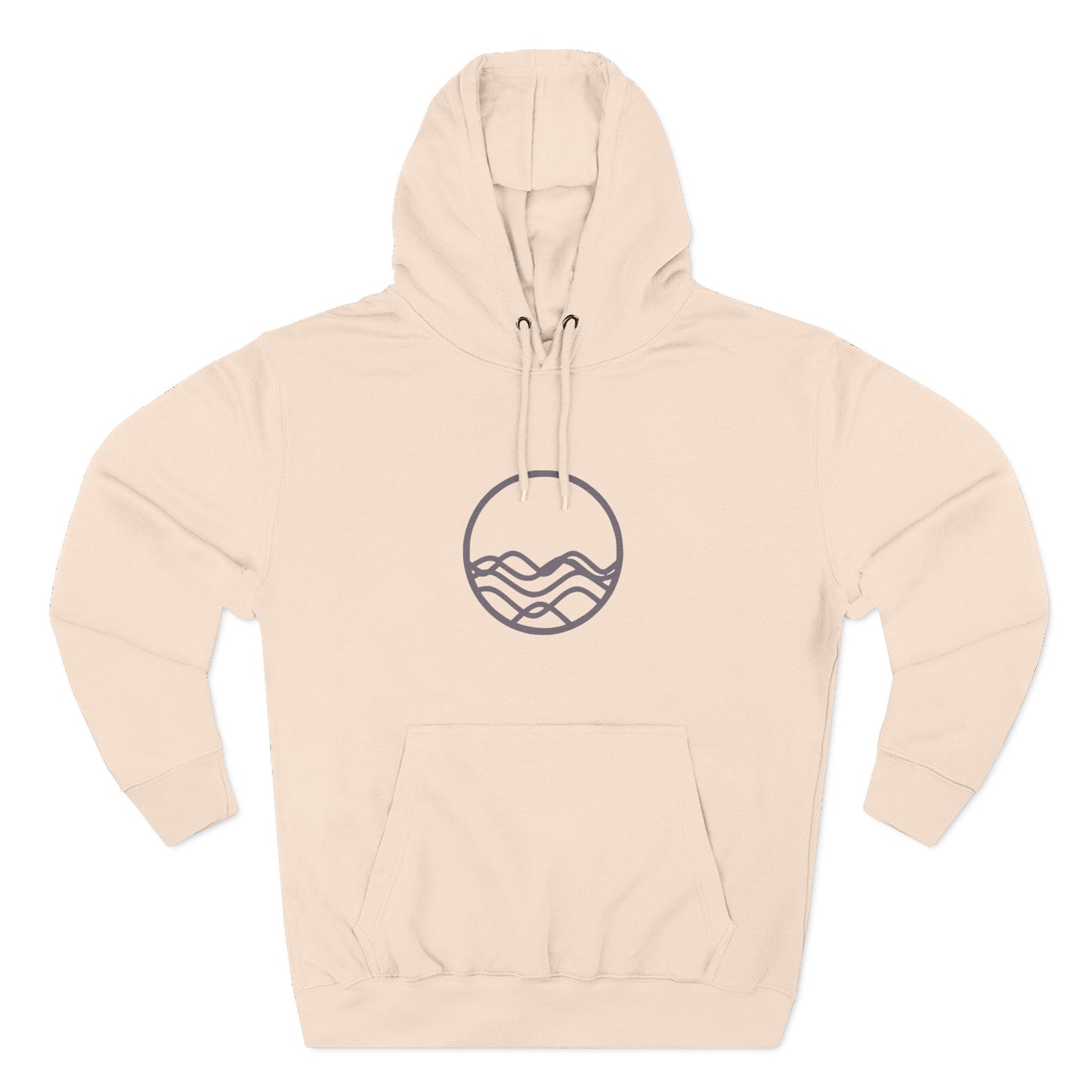 Three-Panel Fleece Hoodie