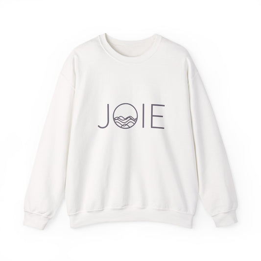 Cozy Unisex Crewneck Sweatshirt - JOIE Design, Perfect for Everyday Wear, Gifts, Chill Days, and Celebrations