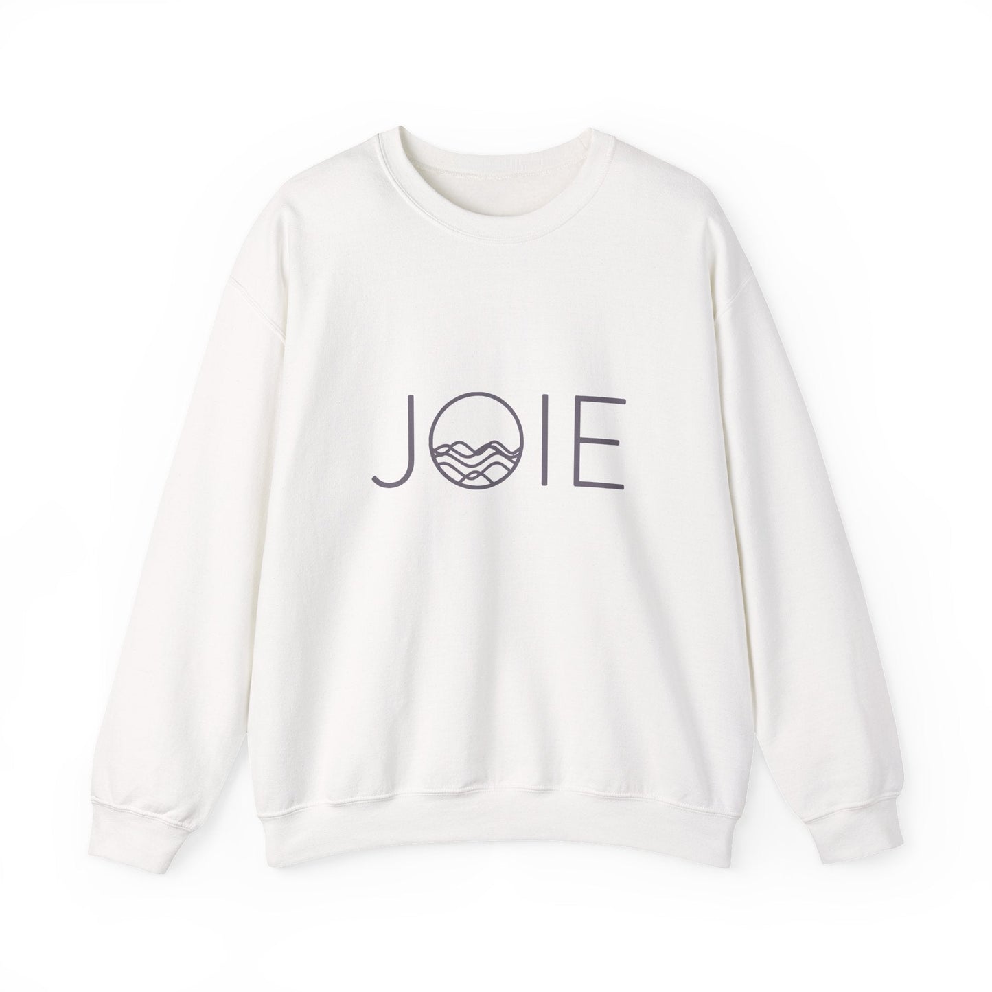 Cozy Unisex Crewneck Sweatshirt - JOIE Design, Perfect for Everyday Wear, Gifts, Chill Days, and Celebrations