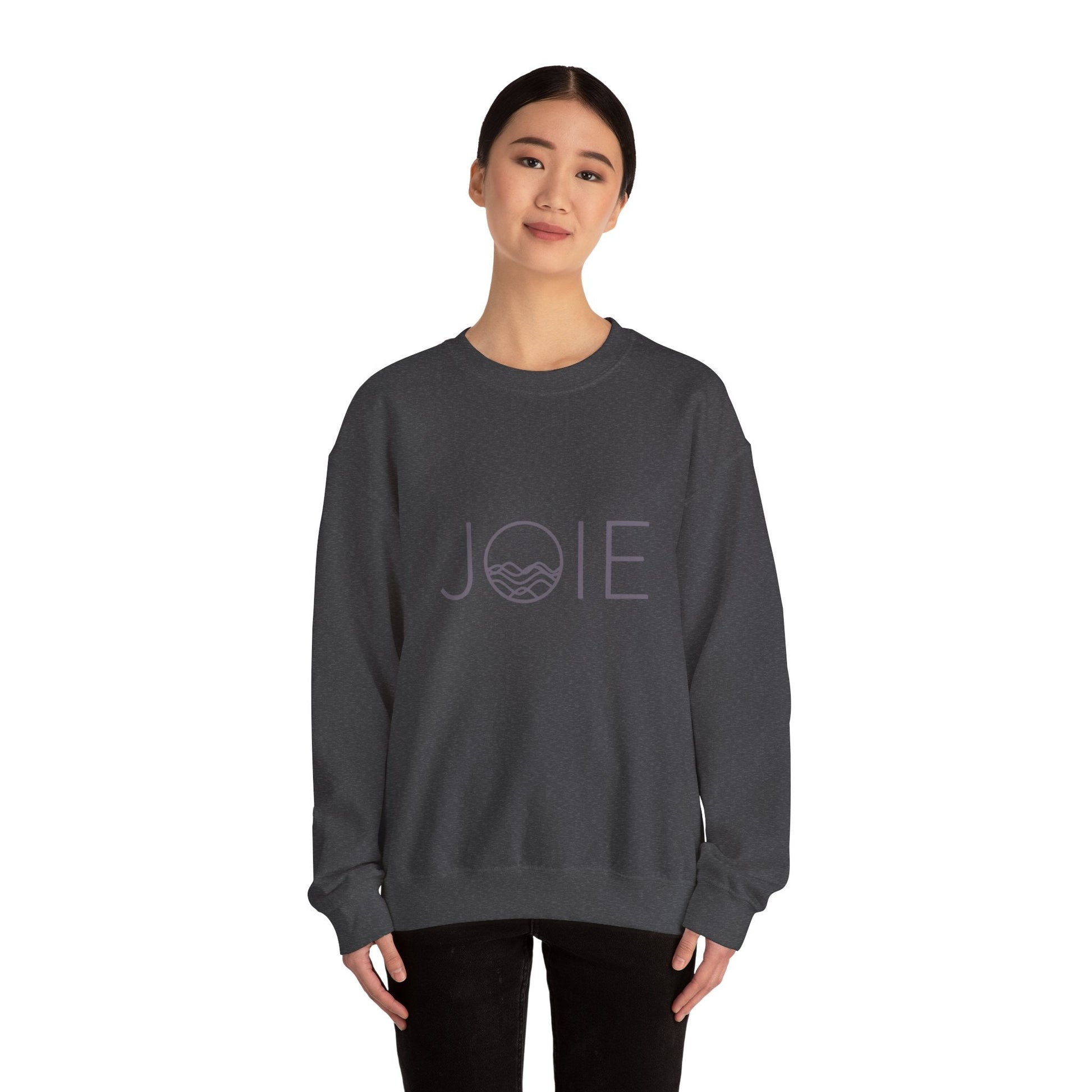 Cozy Unisex Crewneck Sweatshirt - JOIE Design, Perfect for Everyday Wear, Gifts, Chill Days, and Celebrations