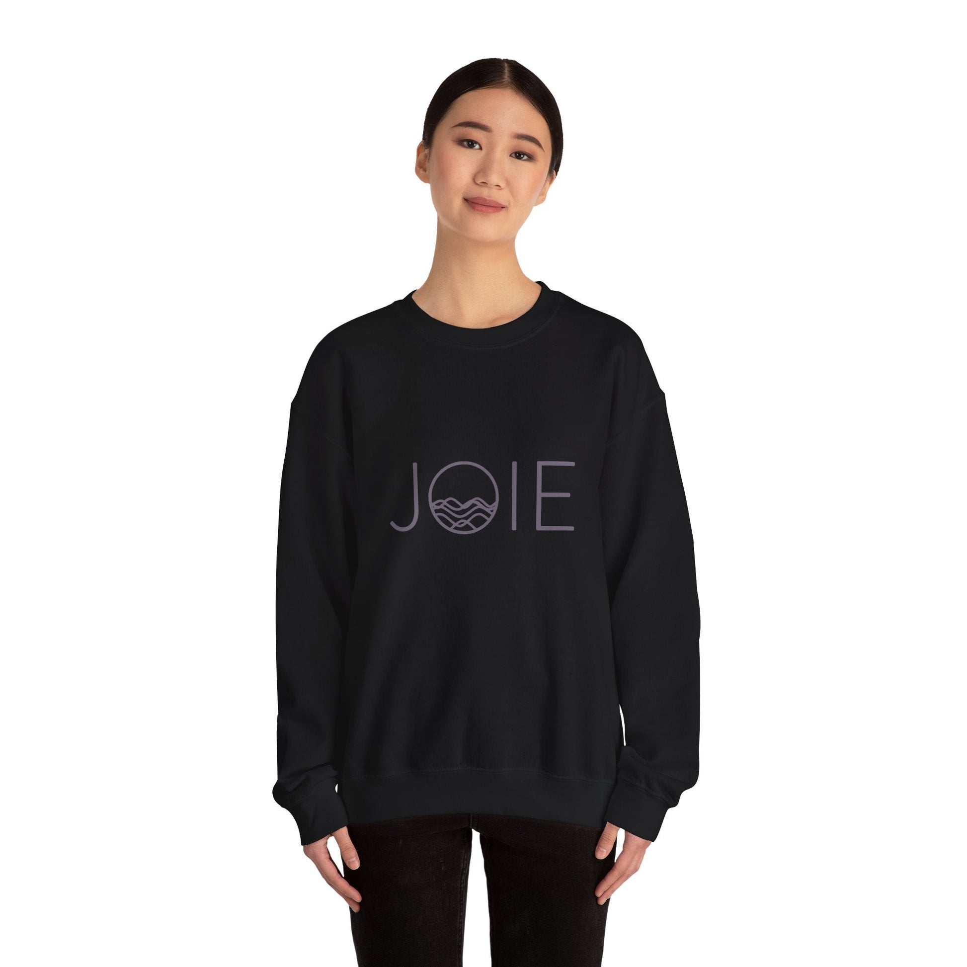 Cozy Unisex Crewneck Sweatshirt - JOIE Design, Perfect for Everyday Wear, Gifts, Chill Days, and Celebrations
