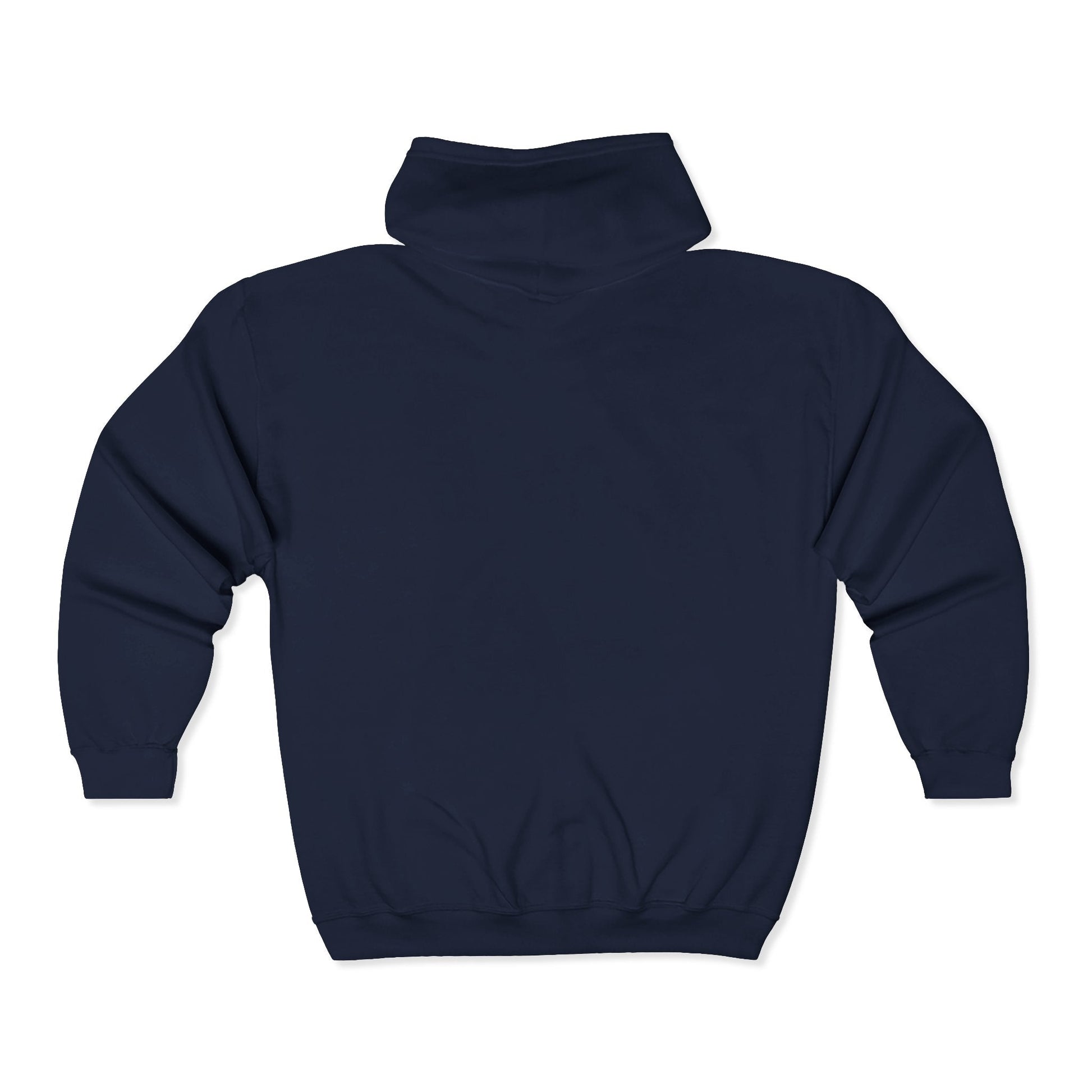High Tide Embroidered Ocean Wave Unisex Zip Hoodie