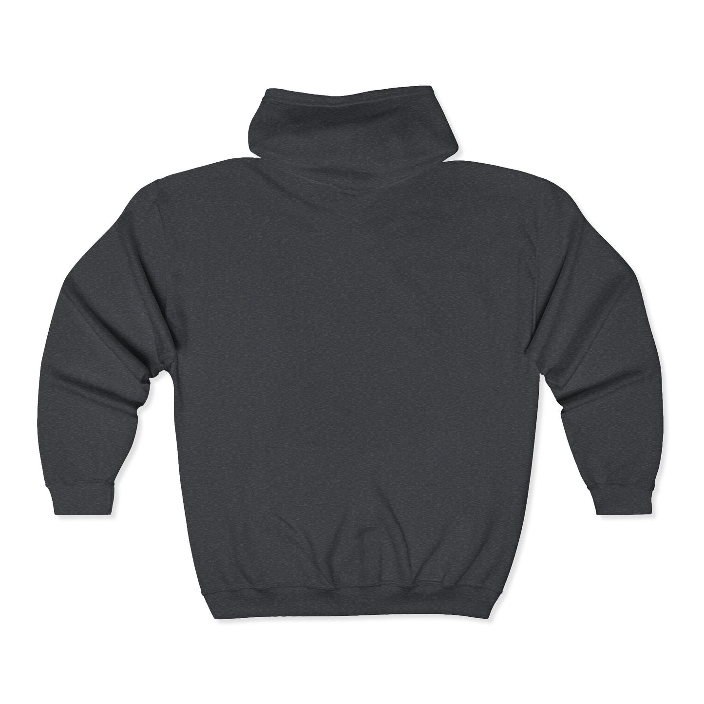 High Tide Embroidered Ocean Wave Unisex Zip Hoodie