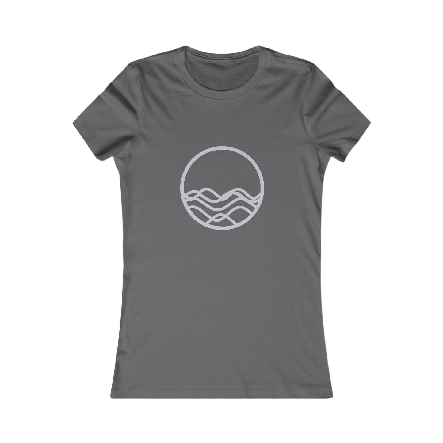 Serene Waves Women's Tee - Perfect for Relaxed Days and Beach Outings