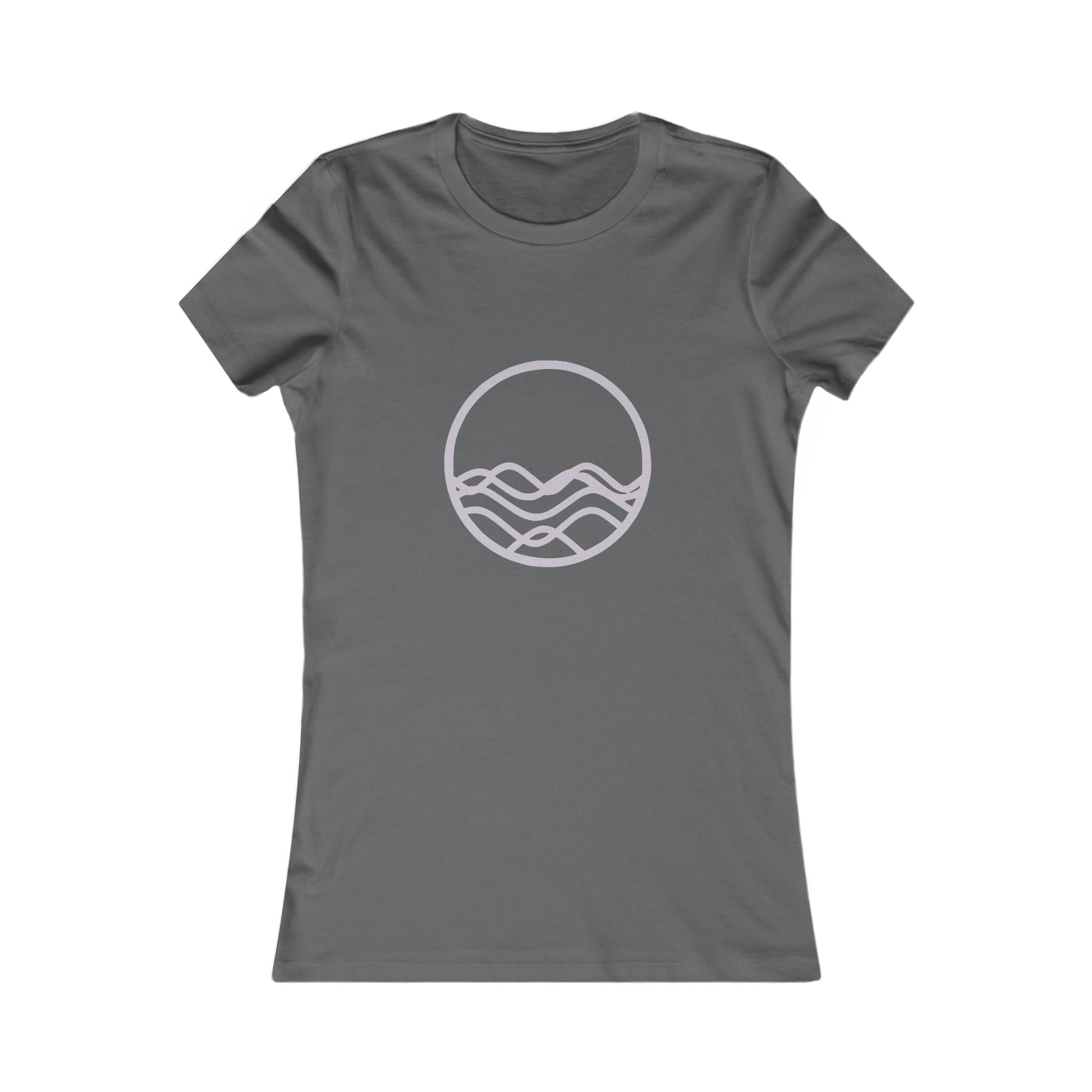 Serene Waves Women's Tee - Perfect for Relaxed Days and Beach Outings