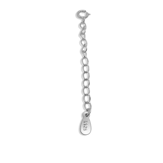 sterling silver 2inch chain extender with clasp 
