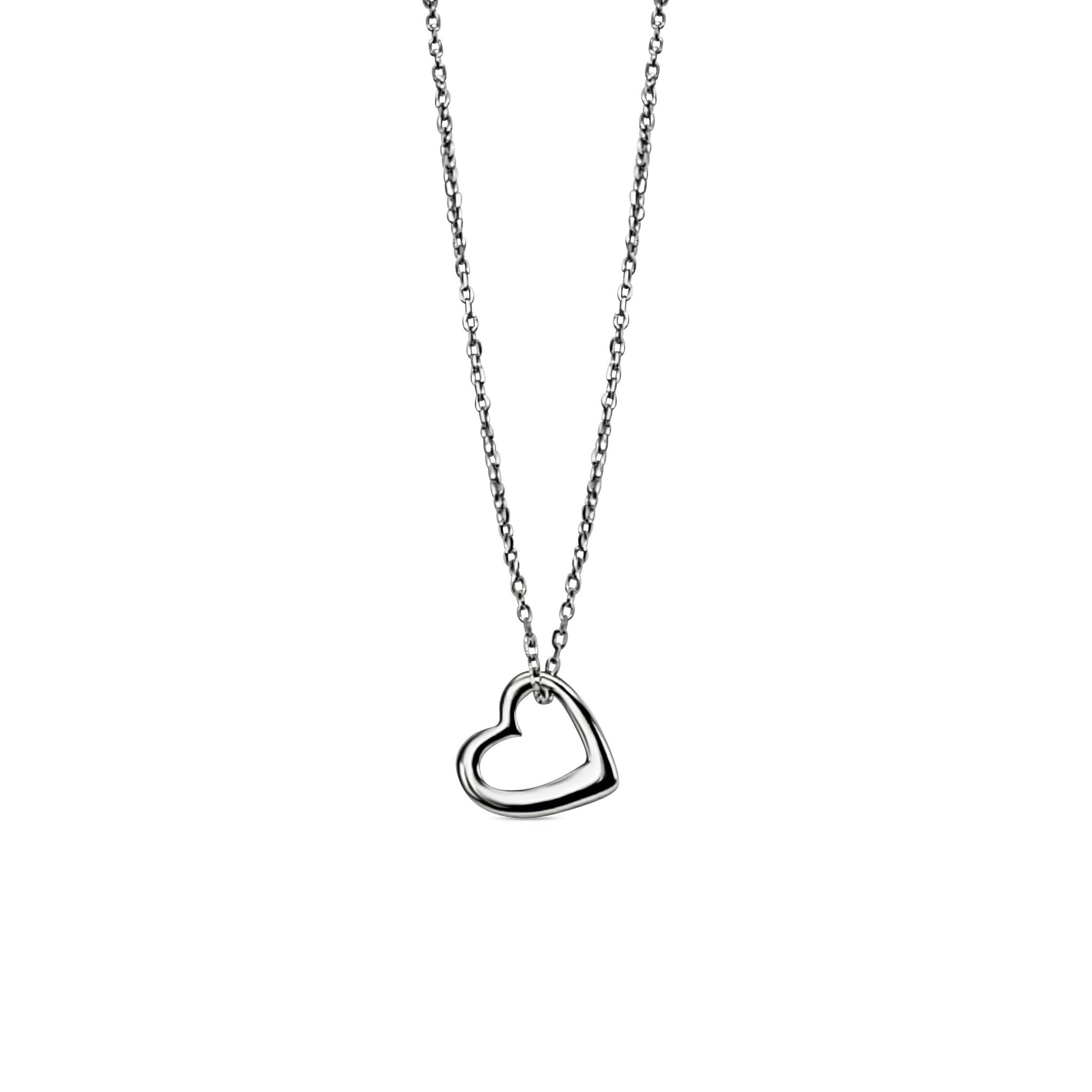 Amia Heart necklace in sterling silver