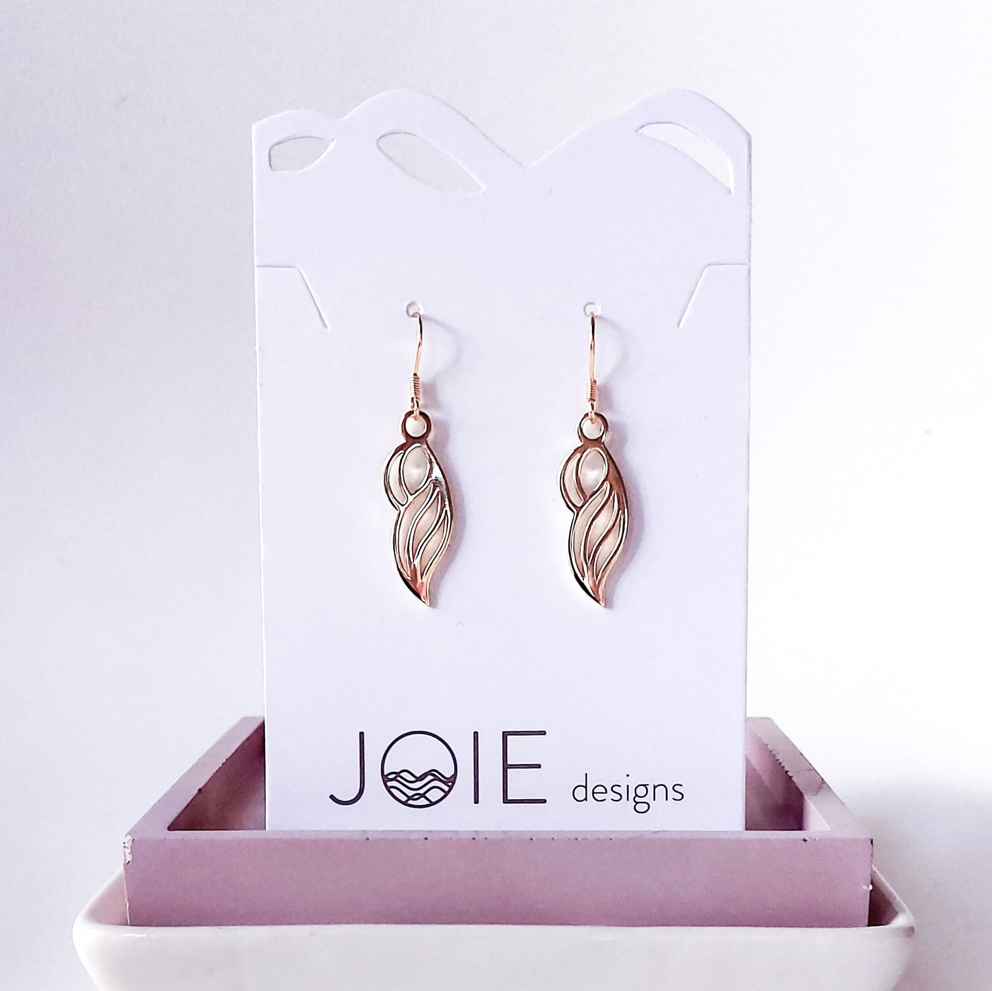 18k plated yellow gold era earrings
