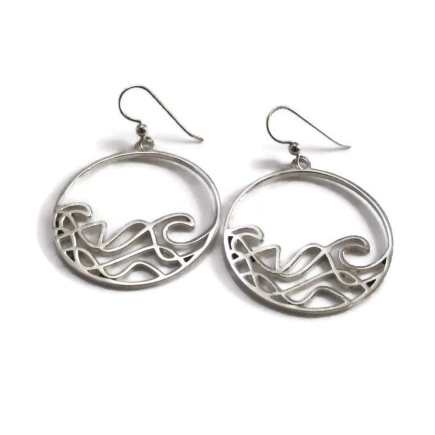 Sombrio Circle - Surf Wave Earrings